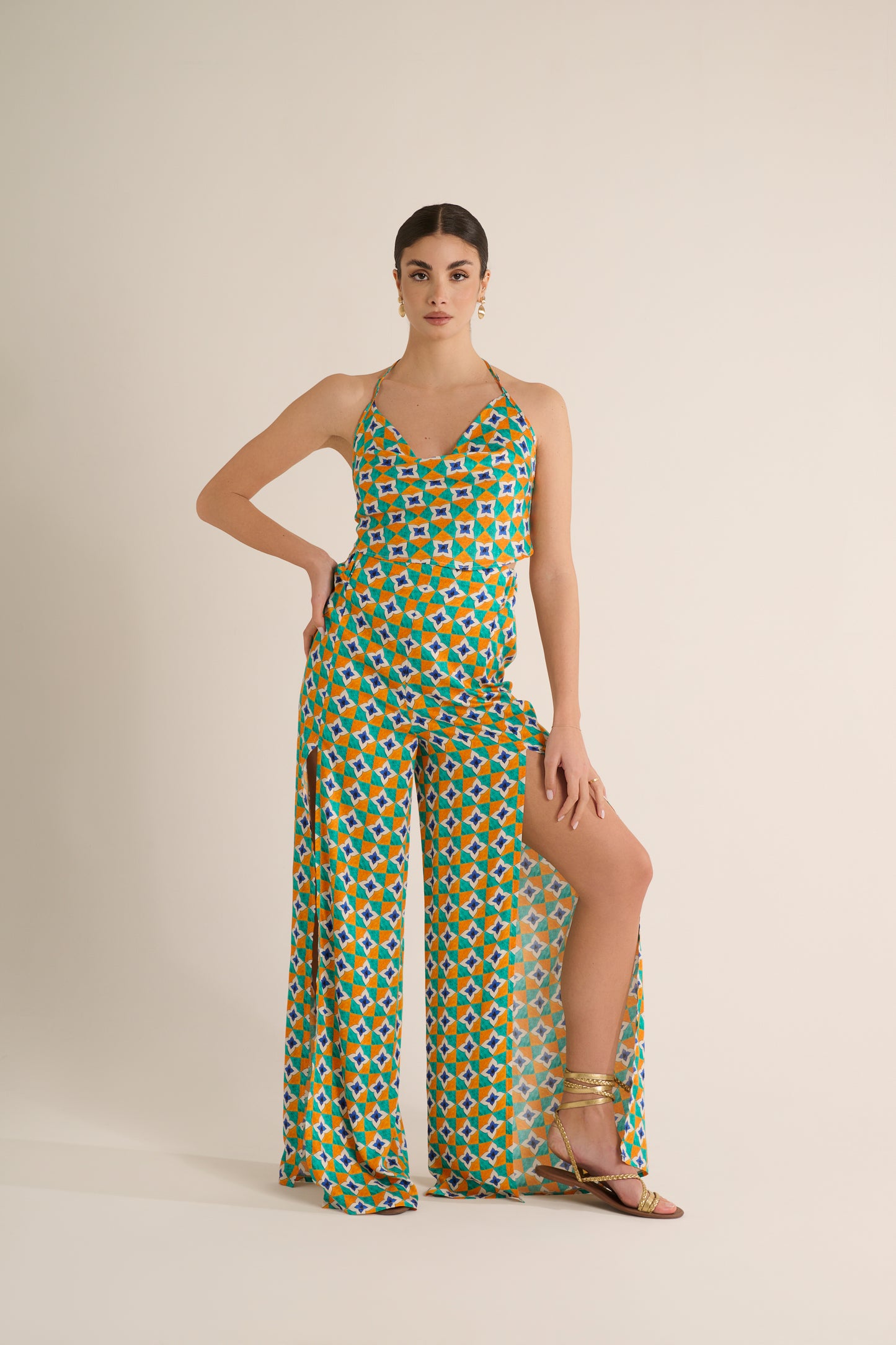 Set Esmeralda (Lurex Asimmetrico)